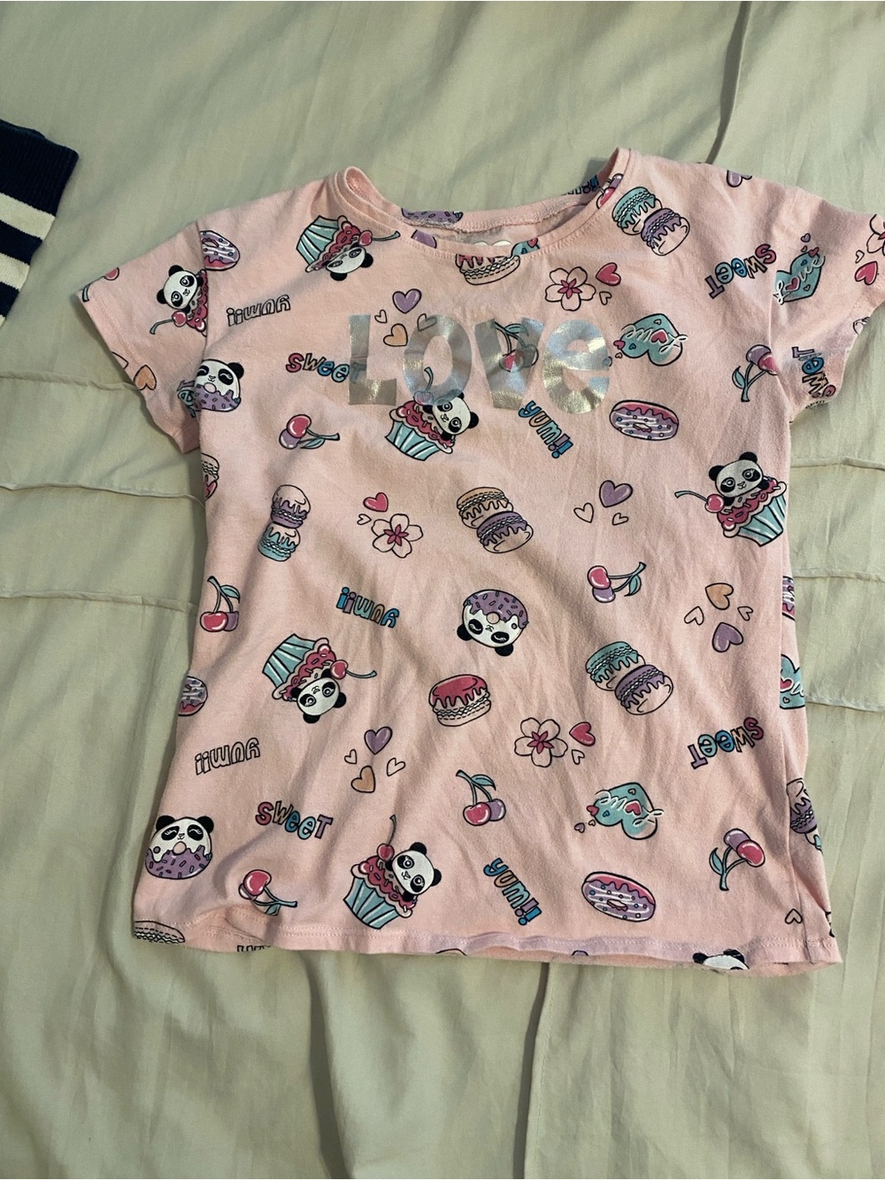 Garanimals Pink Panda & Cupcake Foil Graphic Shirt